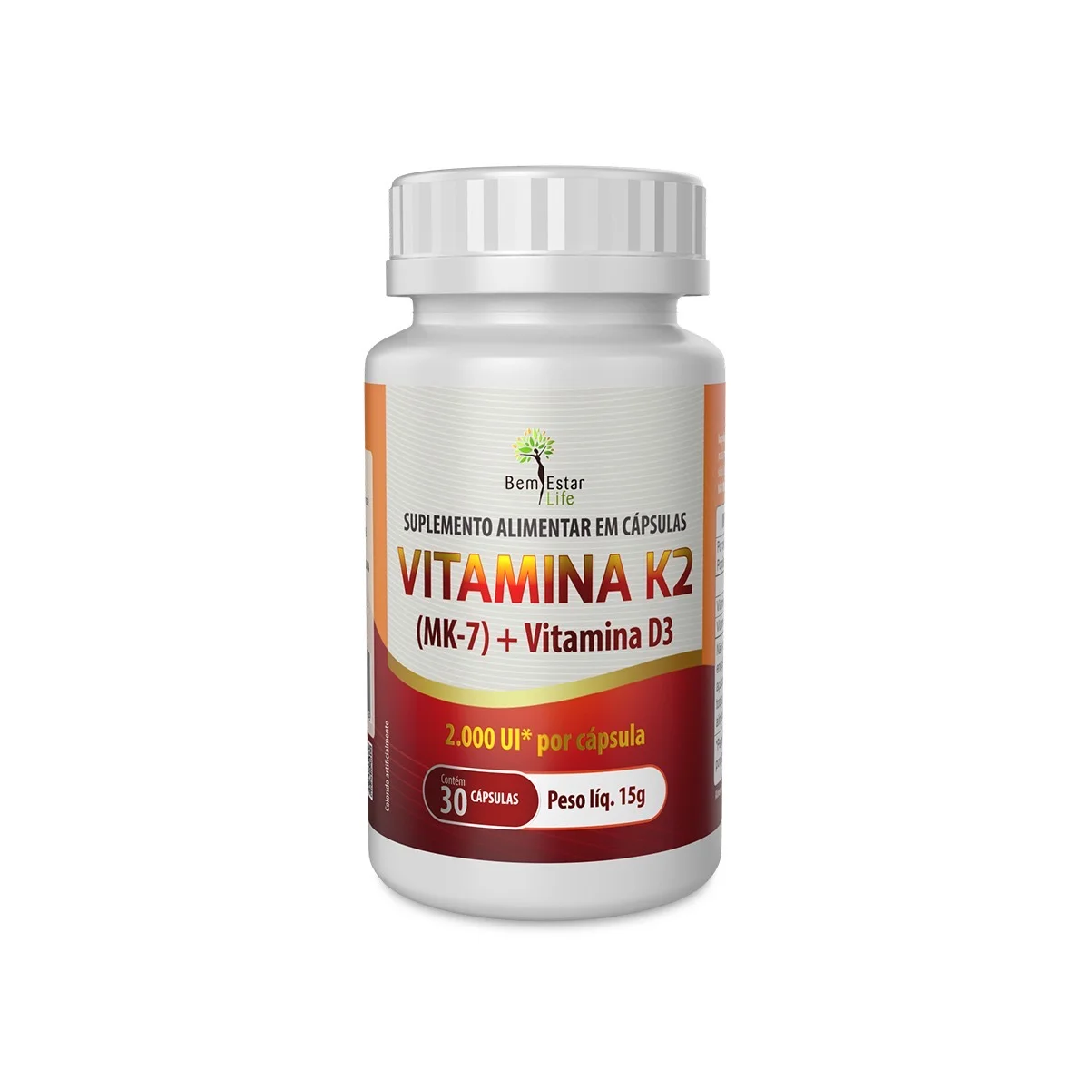 VITAMINA K2 - D3 - 30 CAPSULAS