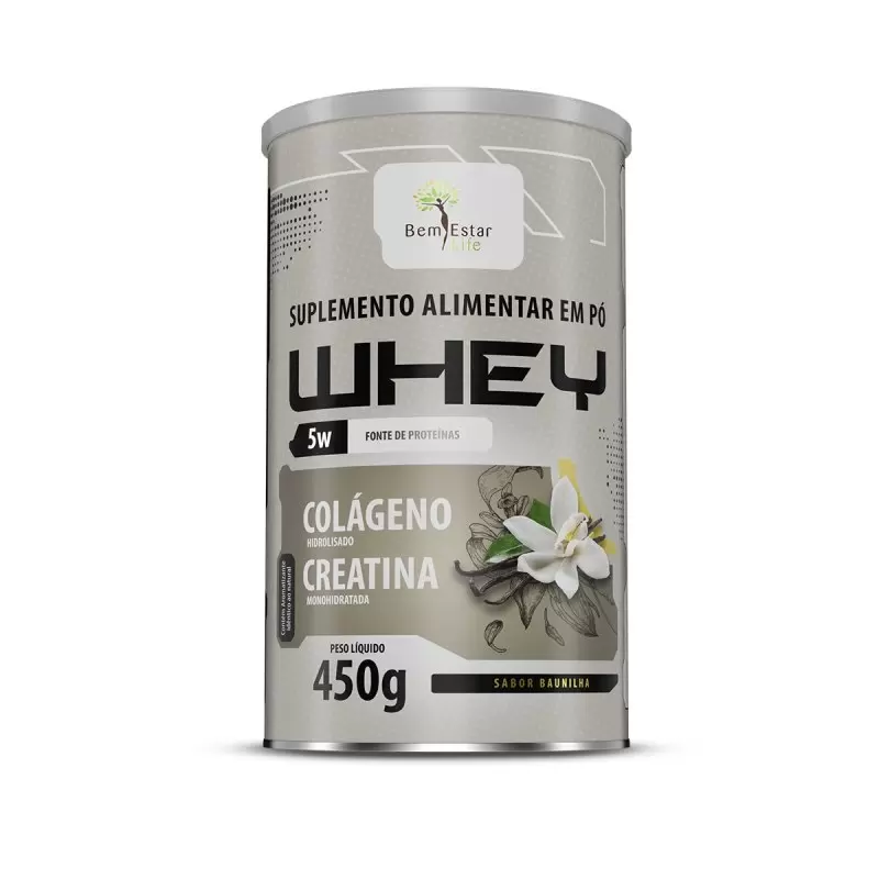 WHEY PROTEIN 5W SABOR BAUNILHA