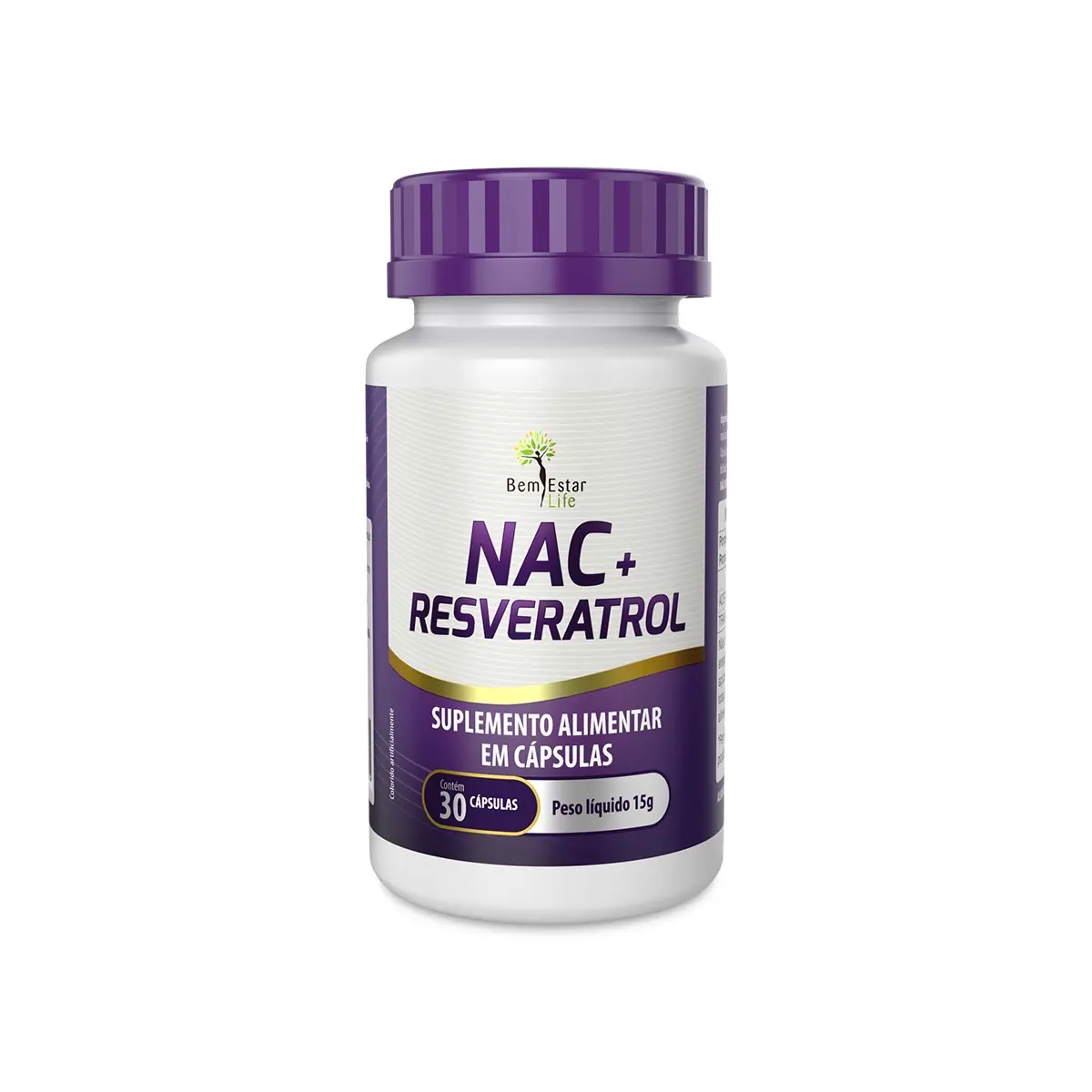 NAC + RESVERATROL - 30 CAPS